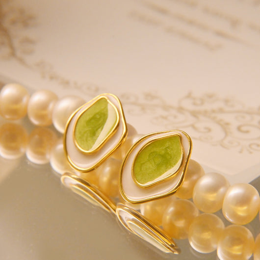Aretes Colgantes de Contraste Aceite Francés Alta Sensibilidad - Image 5