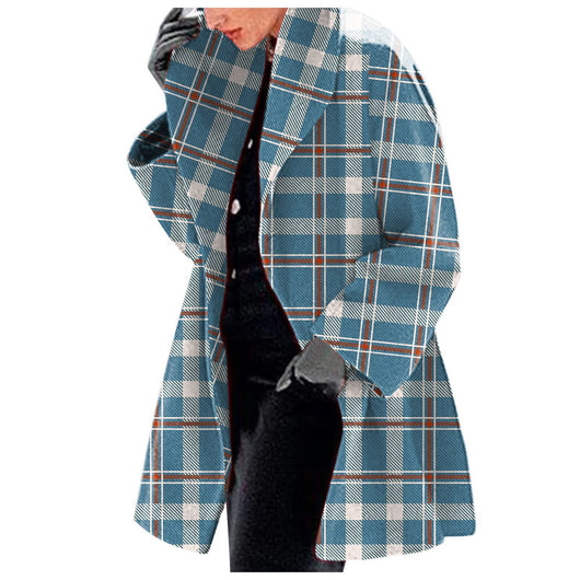 Chaqueta de Lana Estampada para Mujer - Image 4