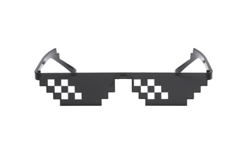 Gafas de Sol Pixel Mosaico - Diseño Retro Cuadrado