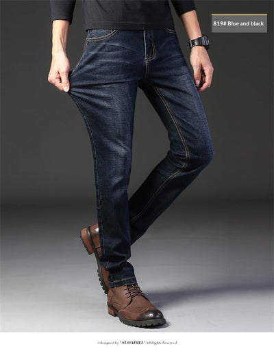 Jeans Ejecutivos de Verano para Hombre - Corte Recto Elástico y Cómodo - Image 18