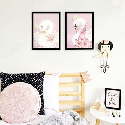 Cuadro Decorativo Infantil Cisne para Habitación y Pasillo - Image 14