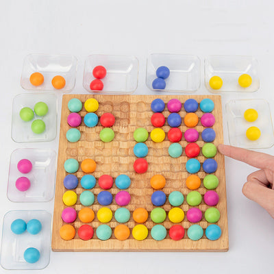 Juego de Cuentas de Madera para Concentración - Actividad Padre e Hijo - Image 3