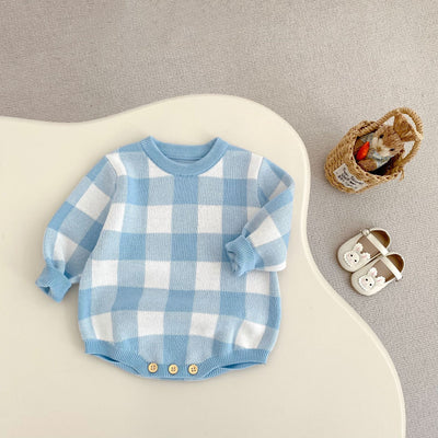 Suéter de Algodón Tejido con Cuello Redondo y Manga Larga - Image 4