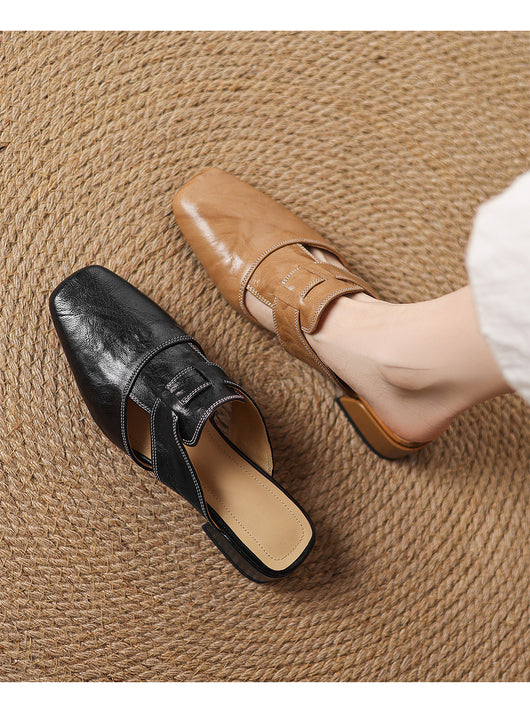 Sandalias Retro Mujer Tacón Bajo Grueso - Cómodas para Verano - Image 16