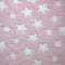 Tela Franela Jacquard Reversible con Estrellas de Cinco Puntas