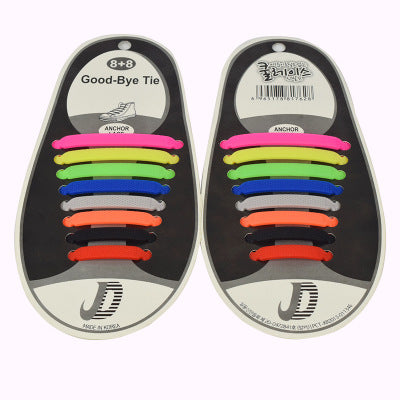 Cordones Elásticos de Silicona - Set de 16 Piezas