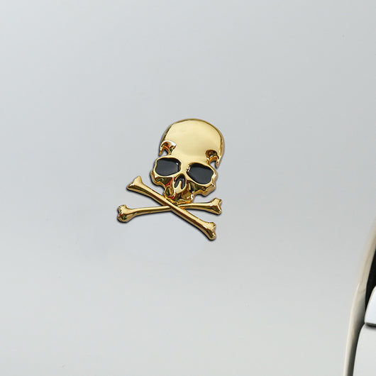 Calcomanía Metálica de Calavera para Auto - Diseño Personalidad One Piece