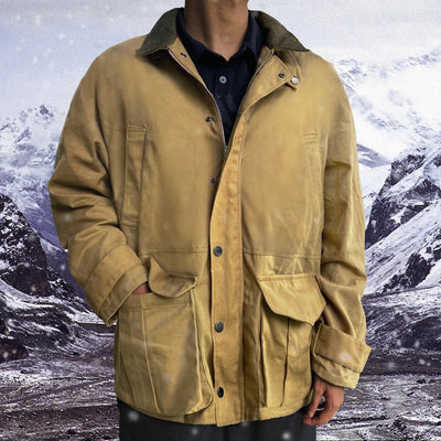 Chaqueta Casual Retro Japonesa para Hombre con Múltiples Bolsillos - Image 7