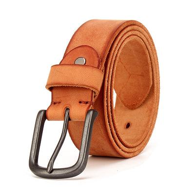 Cinturón de Cuero para Hombre con Hebilla de Pasador - Image 27