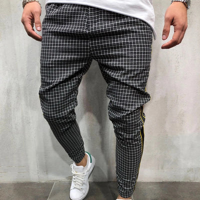 Pantalones Casuales Slim Fit con Costura de Entramado - Image 2