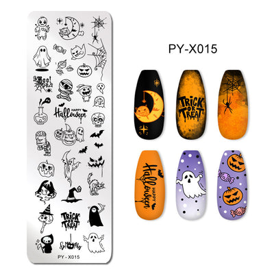 Placa de Acero para Estampado de Uñas con Película Azul - Plantilla de Transferencia - Image 12