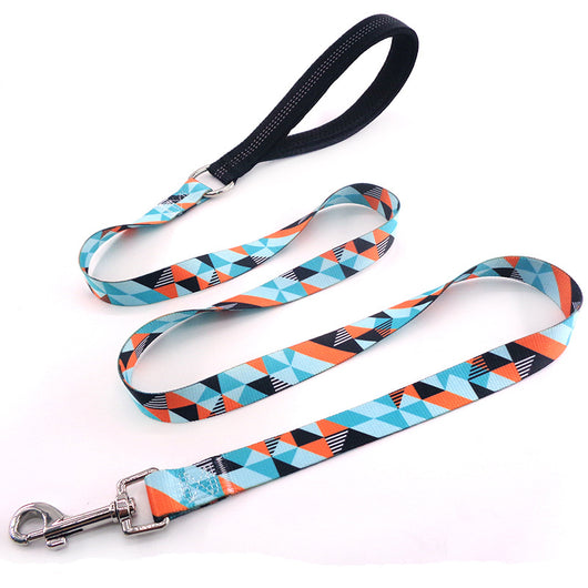 Correa de Adiestramiento para Perros con Diseño Floral - Image 2