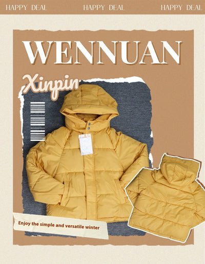 Abrigo de Invierno de Algodón con Capucha - Image 16