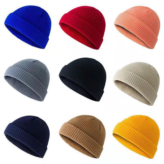 Gorro de Lana Tejido Estilo Coreano para Otoño e Invierno - Image 3