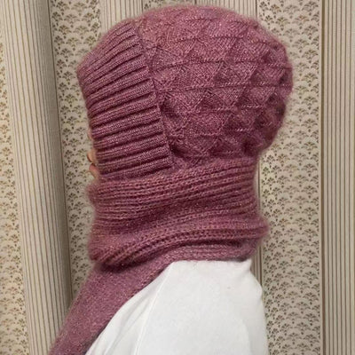 Gorro Tejido de Terciopelo para Mujer - Diseño Viral Cálido y Elegante - Image 4