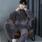Cardigan Térmico de Forro Polar Grueso para Otoño e Invierno