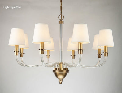Lámpara Colgante de Cobre Puro Estilo Moderno Minimalista para Dormitorio - Image 17