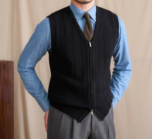 Chaleco Tejido Slim Fit Casual para Hombre - Image 9