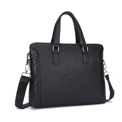 Maletín Ejecutivo de Cuero Genuino para Laptop 14 pulgadas - Bolsa Profesional Horizontal - Image 4