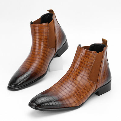 Botas Casuales Británicas para Hombre - Estilo Versátil y Moderno - Image 9