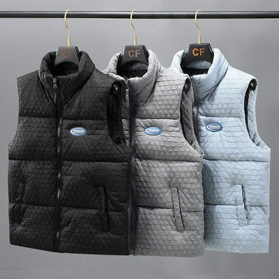 Chaleco de Algodón Acolchado para Hombre - Cuello Alzado Invierno - Image 16