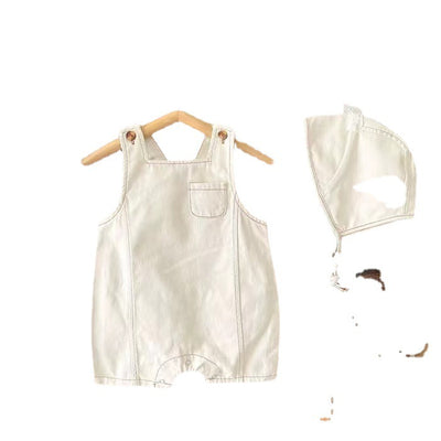 Overol Denim para Bebé con Tirantes - Chaleco Casual sin Mangas - Image 5