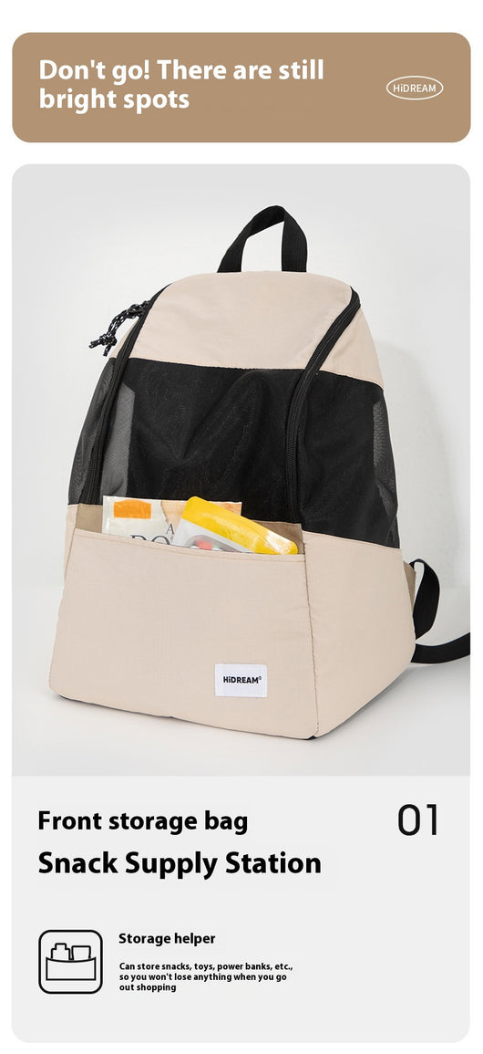 Mochila Transportadora para Mascotas Transpirable de Cuatro Estaciones - Image 17