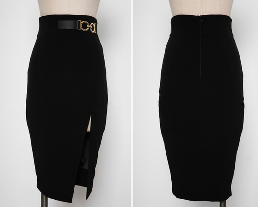 Conjunto Falda Alta de Encaje Hueco y Blusa - Dos Piezas - Image 15