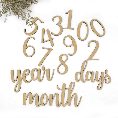 Calendario Mensual de Madera para Bebés y Niños Pequeños - Image 3