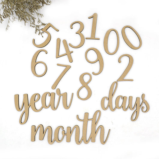 Calendario Mensual de Madera para Bebés y Niños Pequeños - Image 3
