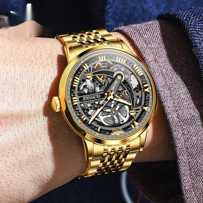 Reloj Mecánico Automático Hueco de Lujo para Hombre - Image 3