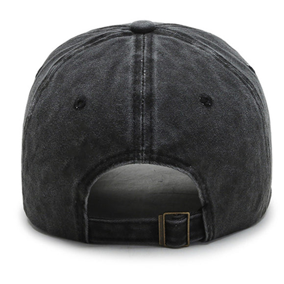 Gorra de Béisbol de Algodón Lavado con Bordado Trap House