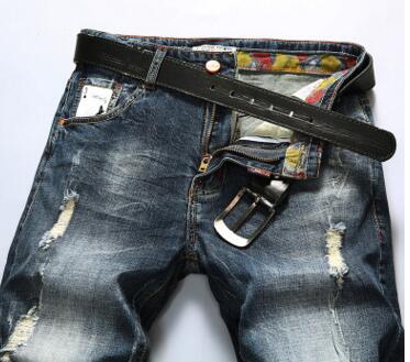Shorts Vaquero Elástico Slim Fit Hombre - Corte Recto Cómodo - Image 3