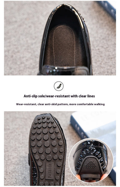Zapatos de Cuero Estilo Británico para Niños Step On - Image 9
