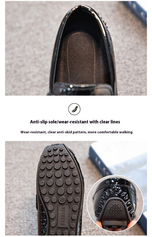 Zapatos de Cuero Estilo Británico para Niños Step On - Image 9