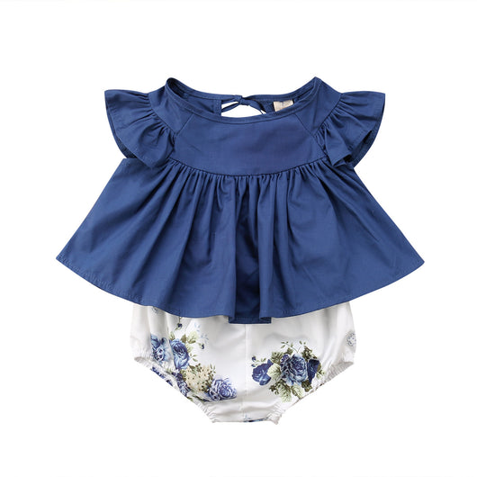 Conjunto Falda Plisada + Shorts Florales - Image 15