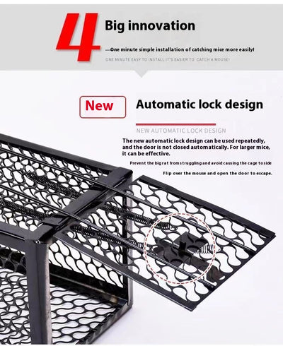 Trampa Automática para Ratones - Jaula de Captura Segura para el Hogar - Image 16
