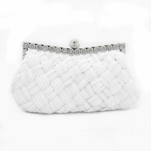 Bolso de Mano Nupcial Diamond - Clutch Elegante para Eventos - Image 8