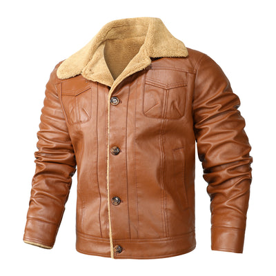 Chaqueta de Cuero para Hombre Casual Elegante Ajuste Moderno - Image 5