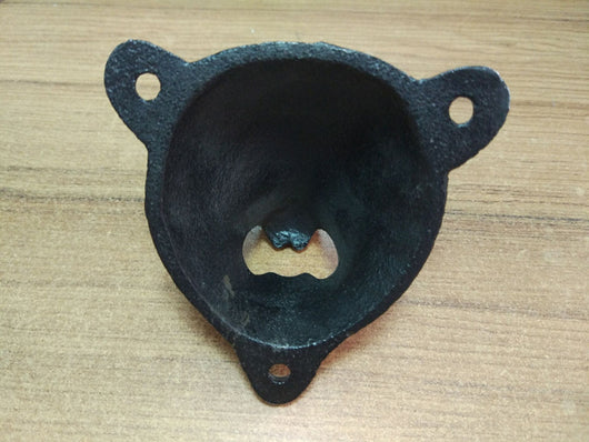 Abridor de Cerveza Cabeza de Oso de Hierro Fundido para Pared - Image 4