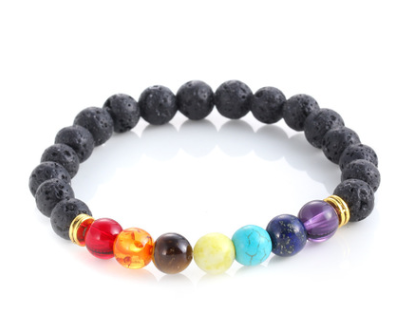 Pulsera de Cuentas de Piedra Natural Sistema Solar Ocho Planetas Galaxia Universo Estrella Guardiana - Image 12