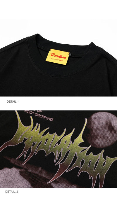 Camiseta Hombre Street Hip-hop Graffiti Manga Corta - Image 9