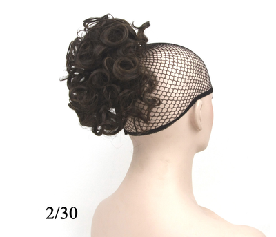 Peluca Rizada Voluminosa con Extensiones y Bolsa de Pelo - Image 7