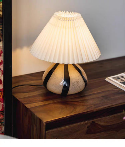 Lámpara de Mesa Nórdica con Atenuador de Luz Cerámica - Image 11