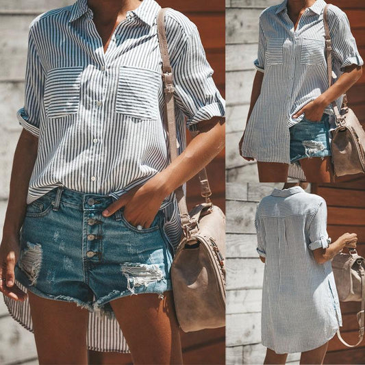Blusa Rayas Elegante para Mujer