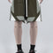 Pantalón Militar Holgado de Tres Colores con Costuras Reforzadas