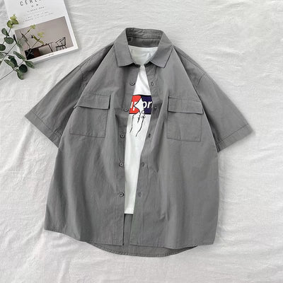 Camisa de Trabajo Coreana para Hombre - Estilo Moderno y Versátil - Image 9