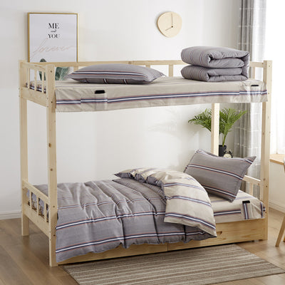 Juego de Cama Universitario de Algodón Antideslizante de 3 Piezas - Image 20
