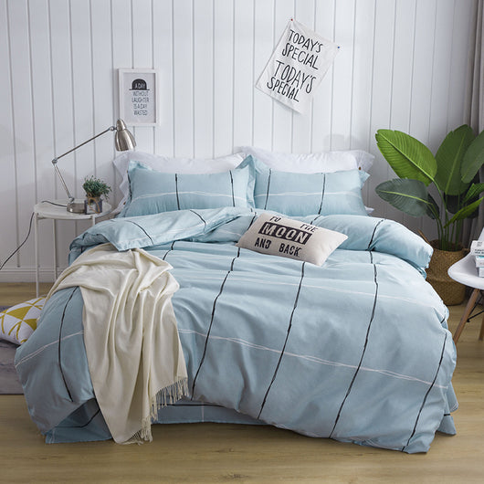 Sábanas de Algodón Aloe para Cama de Estudiante