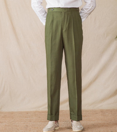 Pantalones Rectos Cintura Alta Summer Naples - Ligeros y Transpirables - Image 8